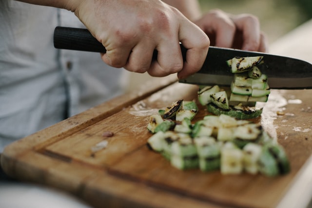 Image of vegetable stalls for Colne Valley Care Food and Cooking Service