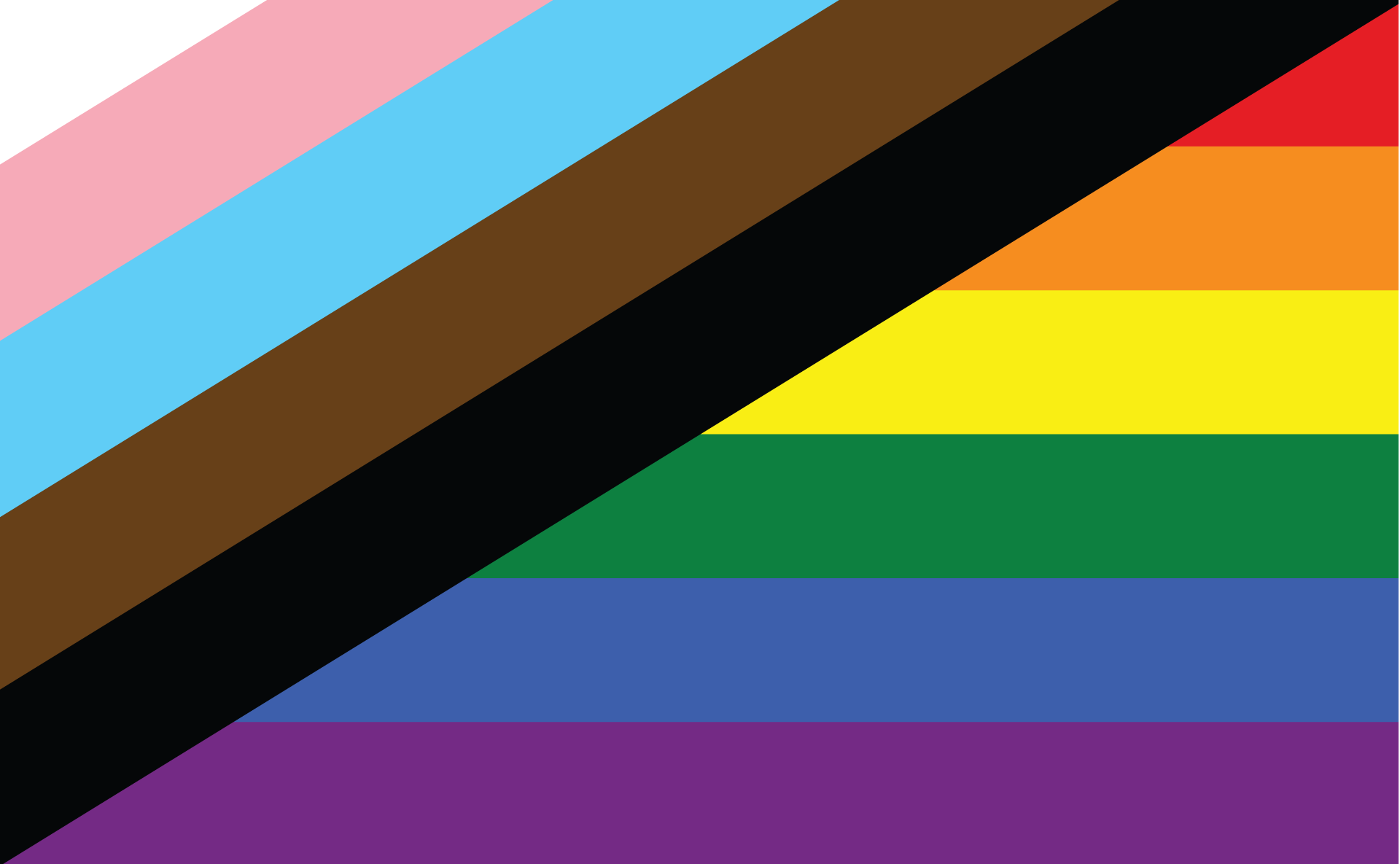 New Pride LGBT+ flag social care blog post