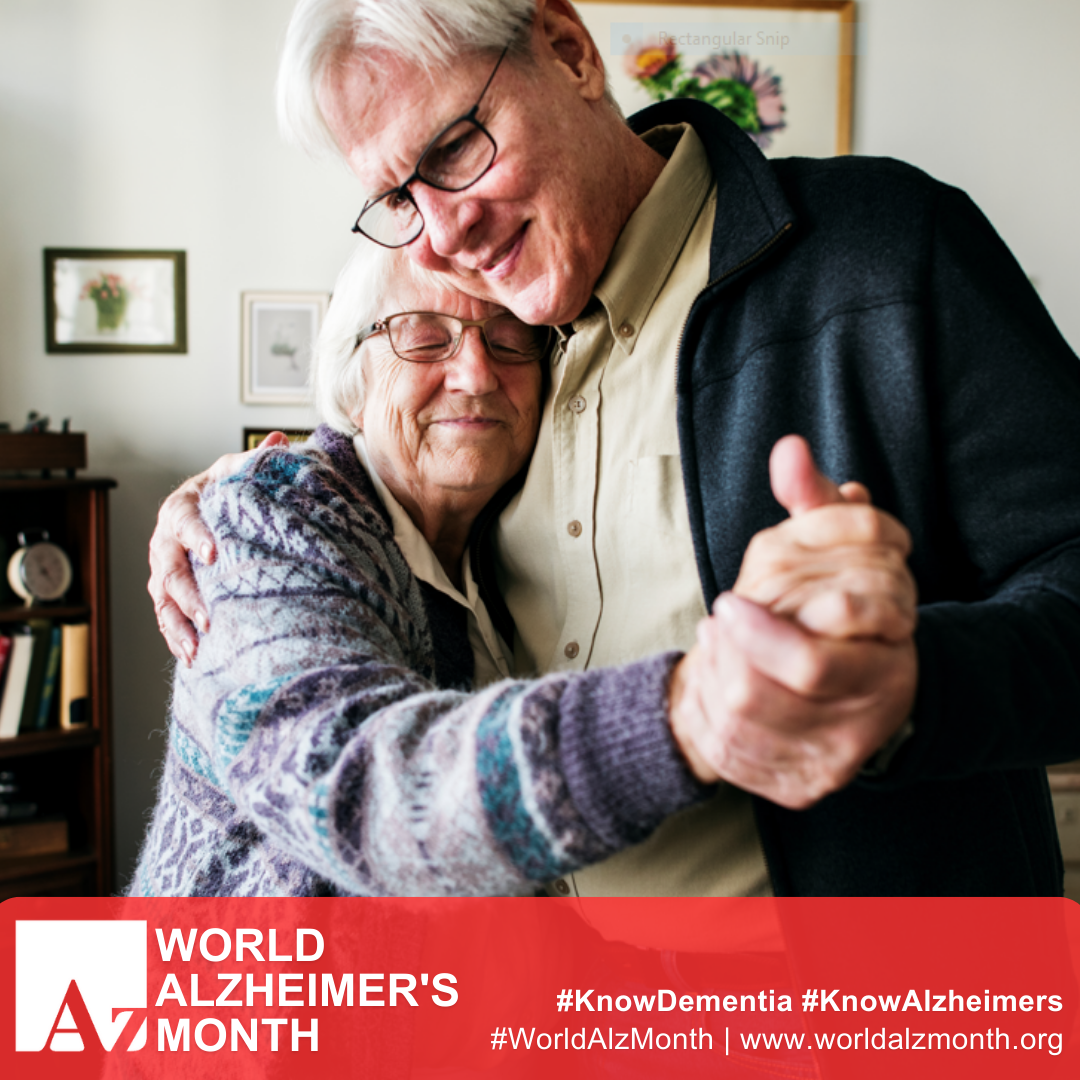 World Alzheimer’s Month poster graphic