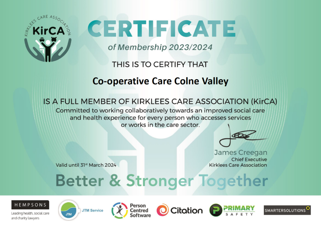 KirCA membership Certificate 20223 to 2024